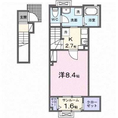 レガリア駅東 202【管理NO：1-028769601-02020】 ★家具家電は申し込み後に搬入します★ ★2026年10月上旬入居可能★の物件画像