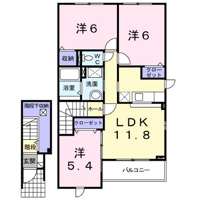 東陽館２号館 204【管理NO：1-014748302-02040】の物件画像