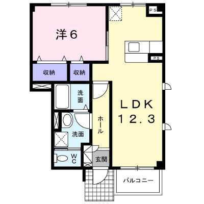 プリムローズⅡ 104【管理NO：1-013785302-01040】 ★家具家電は申し込み後に搬入します★ ★2026年10月下旬入居可能★の物件画像