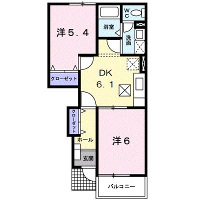 エトワール 102【管理NO：1-011710401-01020】 ★家具家電は申し込み後に搬入します★の物件画像