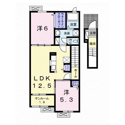エルミタージュ　竹Ⅱ 202【管理NO：1-021420602-02020】 ★家具家電は申し込み後に搬入します★の物件画像