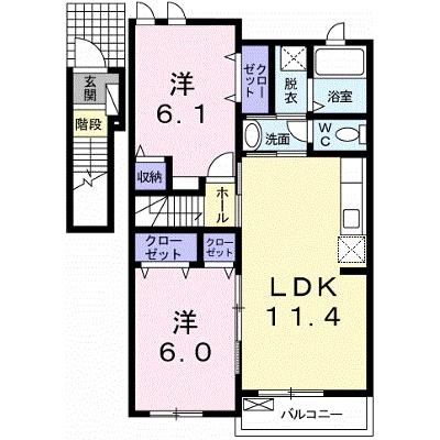 ガーデンハウス・ＭＫ 202【管理NO：1-018237201-02020】 ★家具家電は申し込み後に搬入します★の物件画像