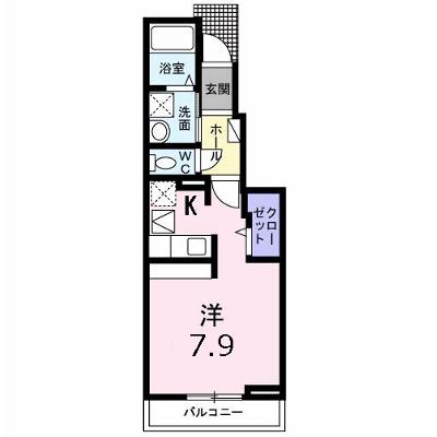 シェノン 102【管理NO：1-024307001-01020】 ★家具家電は申し込み後に搬入します★ ★2026年08月下旬入居可能★の物件画像