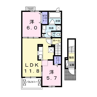 レグルスみなみⅢ 202【管理NO：1-021134702-02020】 ★家具家電は申し込み後に搬入します★ ★2026年08月中旬入居可能★の物件画像