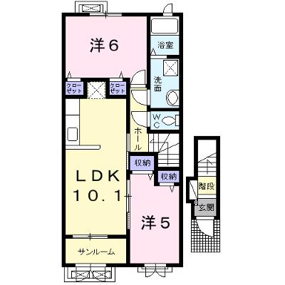 コッティ　眞馬 202【管理NO：1-019563301-02020】 ★家具家電は申し込み後に搬入します★の物件画像