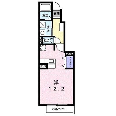 グラツィオーソ 102【管理NO：1-013800801-01020】 ★家具家電は申し込み後に搬入します★の物件画像