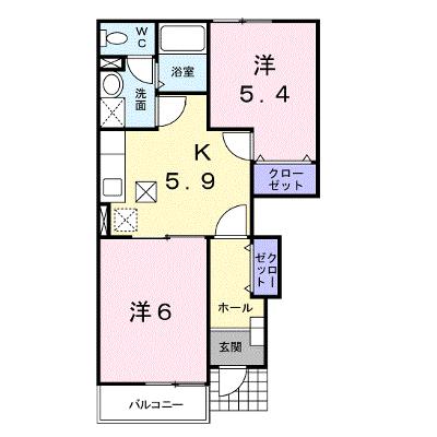 エヴァーグリーン 103【管理NO：1-012492401-01030】 ★家具家電は申し込み後に搬入します 2026年07月下旬入居可能の物件画像