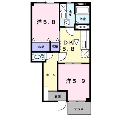サンハイム・タニムラ 103【管理NO：1-007790101-01030】 ★家具家電は申し込み後に搬入します★の物件画像