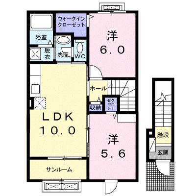 カーサ　グランデⅢ 203【管理NO：1-022366401-02030】 ★家具家電は申し込み後に搬入します★の物件画像