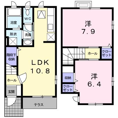 シュガーハウス 102【管理NO：1-019981601-01020】 ★家具家電は申し込み後に搬入します★の物件画像