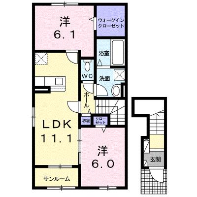 クラレスＣ 201【管理NO：1-026476403-02010】 ★家具家電は申し込み後に搬入します★の物件画像