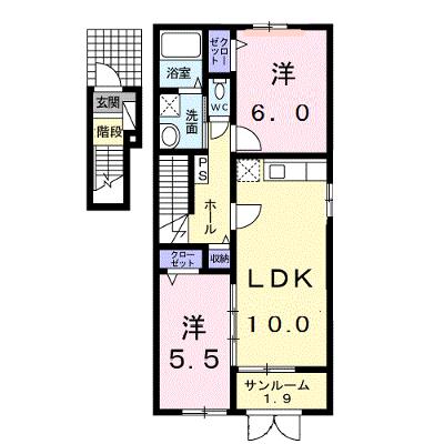 ミナ・キートスⅢ 201【管理NO：1-024042202-02010】 ★家具家電は申し込み後に搬入します★の物件画像