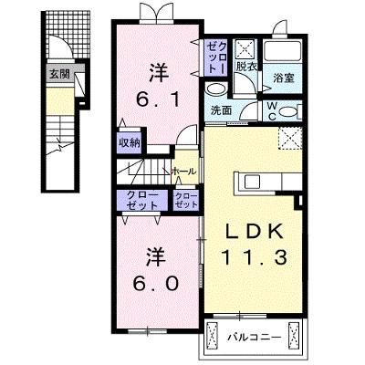 ボニータ・Ａ 202【管理NO：1-023384401-02020】の物件画像