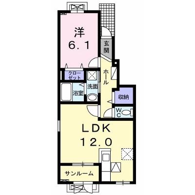 クラウディアＢ 103【管理NO：1-021587802-01030】 ★家具家電は申し込み後に搬入します★の物件画像