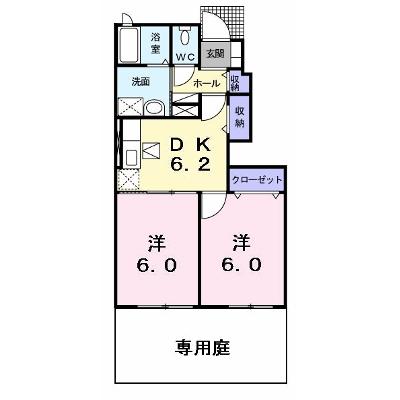 ビッグ　シャトーＥ 102【管理NO：1-016392301-01020】 ★家具家電は申し込み後に搬入します★の物件画像