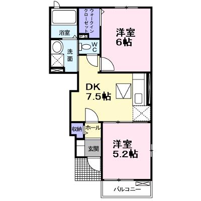 クレメント 103【管理NO：1-015993701-01030】 ★家具家電は申し込み後に搬入します★の物件画像