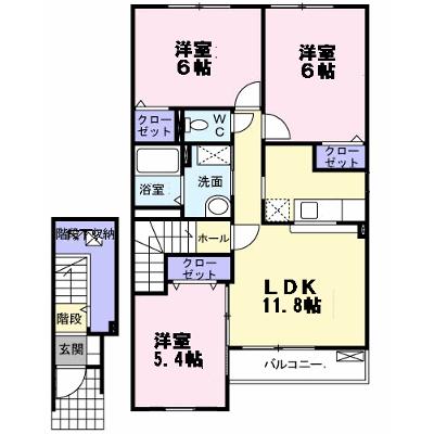 プルミエール２ 202【管理NO：1-014668602-02020】 ★家具家電は申し込み後に搬入します★ ★2026年10月下旬入居可能★の物件画像