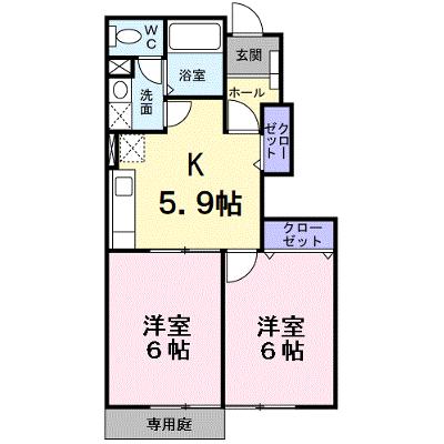 エトワール 103【管理NO：1-010441101-01030】 ★家具家電は申し込み後に搬入します★ ★2026年10月中旬入居可能★の物件画像