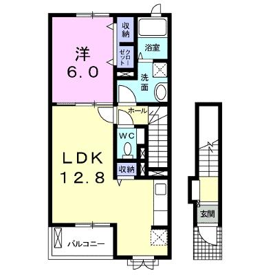 ベルアージュ　Ⅱ 202【管理NO：1-021022502-02020】 ★家具家電は申し込み後に搬入します★の物件画像