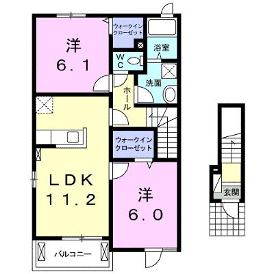 Ｗ・クイーンバリー　Ａ 201【管理NO：1-020279501-02010】の物件画像