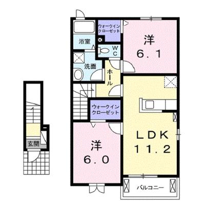 エクセレントⅡ 203【管理NO：1-023195602-02030】 2026年07月下旬入居可能の物件画像