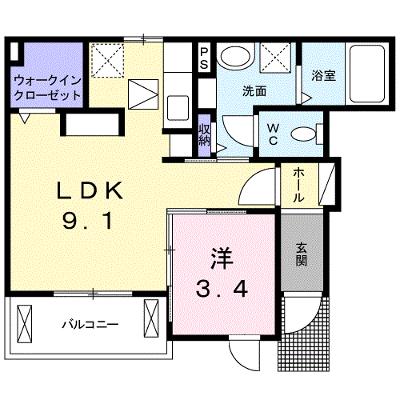カーサピアッツァⅢ 103【管理NO：1-020976703-01030】の物件画像