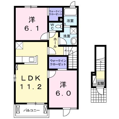 グリッツェン　Ⅲ 201【管理NO：1-020754401-02010】の物件画像