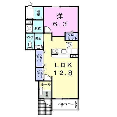 プラシード福浦　Ｄ 102【管理NO：1-014993304-01020】 ★家具家電は申し込み後に搬入します★の物件画像