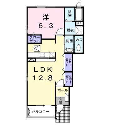グレイスフル幸愛　Ｂ 101【管理NO：1-014824002-01010】の物件画像