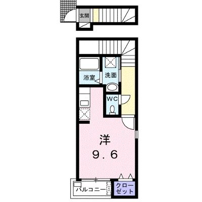 メゾン・ソレイユ 201【管理NO：1-026943301-02010】 ★家具家電は申し込み後に搬入します★の物件画像