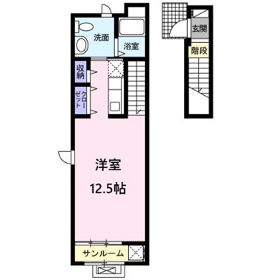カーサ・コローナ 204【管理NO：1-019708701-02040】 ★家具家電は申し込み後に搬入します★の物件画像