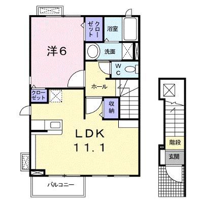 カーサ・ラッフィナート 201【管理NO：1-017406401-02010】 ★家具家電は申し込み後に搬入します★の物件画像