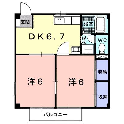サンヒルズＡ 203【管理NO：1-004854101-02030】 ★家具家電は申し込み後に搬入します★の物件画像