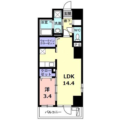 榴ヶ岡ＹＳコート 201【管理NO：1-020409301-02010】 ★家具家電は申し込み後に搬入します★の物件画像