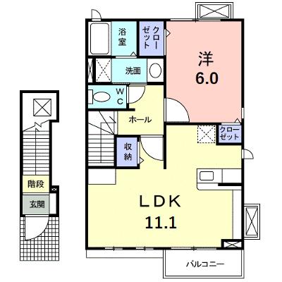アバンツァートⅡ 204【管理NO：1-016120901-02040】 ★家具家電は申し込み後に搬入します★の物件画像