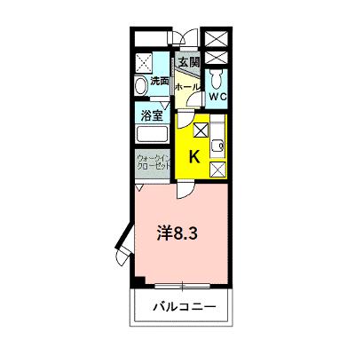 エスト・コリーヌ 103【管理NO：1-012755201-01030】 ★家具家電は申し込み後に搬入します★の物件画像