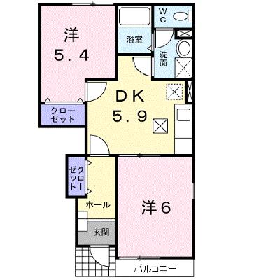 Ｌｏｇｅｍｅｎｔ　Ｓ　Ⅱ 102【管理NO：1-011272102-01020】 ★家具家電は申し込み後に搬入しますの物件画像