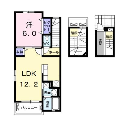 ファブール・シュンⅠ 304【管理NO：1-021431601-03040】 ★家具家電は申し込み後に搬入します★の物件画像