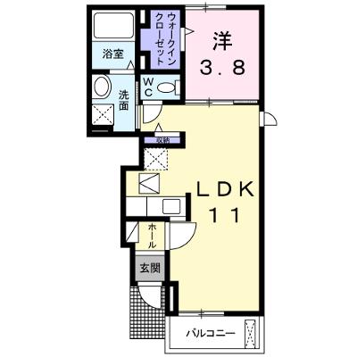 カーサ・デ・グラシア 104【管理NO：1-020037901-01040】 ★家具家電は申し込み後に搬入します★の物件画像