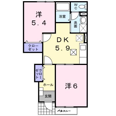 グランデパインヒルズＣ 102【管理NO：1-011613603-01020】 ★家具家電は申し込み後に搬入します★の物件画像
