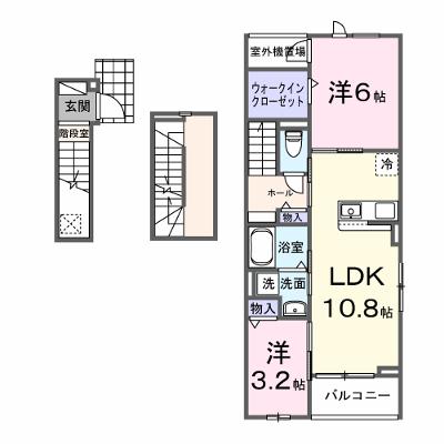 ルーチェフルサワＧＪ 301【管理NO：1-028655501-03010】 ★家具家電は申し込み後に搬入します★ ★2026年10月上旬入居可能★の物件画像