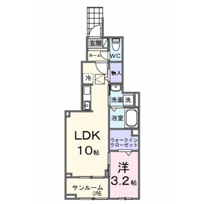 ルーチェフルサワＧＪ 105【管理NO：1-028655501-01050】 ★家具家電は申し込み後に搬入します★ ★2026年10月上旬入居可能★の物件画像