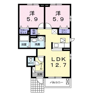 フルハウス 102【管理NO：1-022369701-01020】 ★家具家電は申し込み後に搬入します★の物件画像