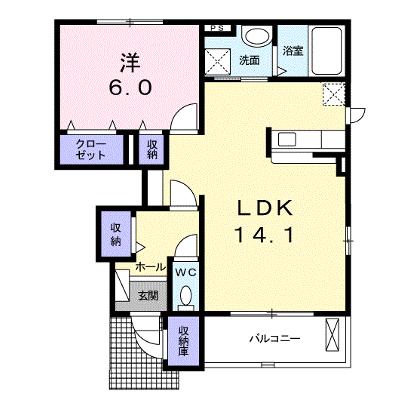 セレーノ・カーサ 103【管理NO：1-021849101-01030】 ★家具家電は申し込み後に搬入します★の物件画像