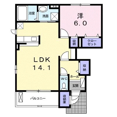 セレーノ・カーサ 101【管理NO：1-021849101-01010】 ★家具家電は申し込み後に搬入します★の物件画像