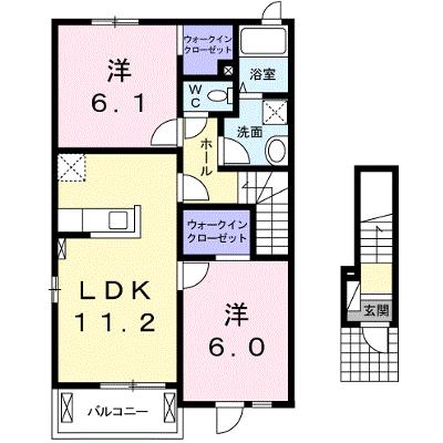 シエスタ　Ⅰ 201【管理NO：1-020046701-02010】 ★家具家電は申し込み後に搬入します★ ★2026年09月上旬入居可能★の物件画像