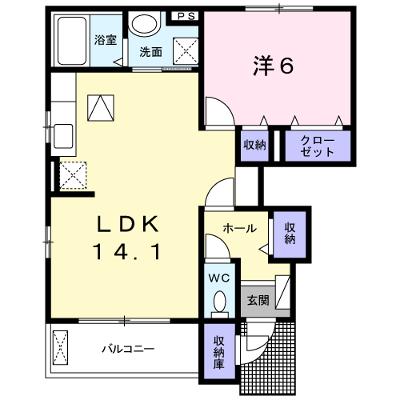 ホーク　メゾンＡ 101【管理NO：1-019752001-01010】 2026年07月下旬入居可能の物件画像