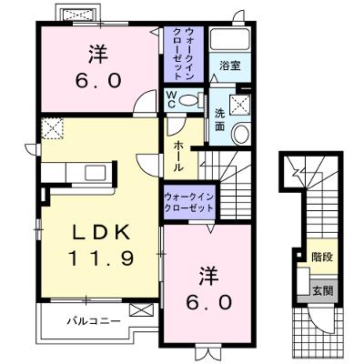 プラシードＳ　Ⅰ 201【管理NO：1-015303101-02010】 ★家具家電は申し込み後に搬入します★の物件画像