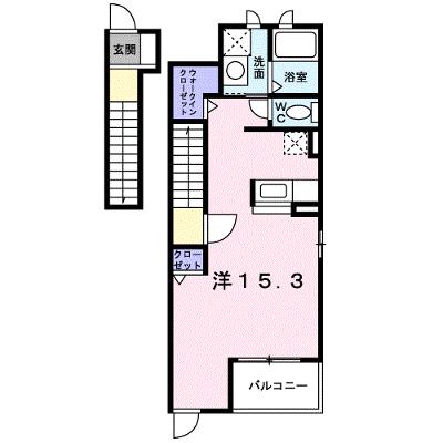 ハニーグレイス 204【管理NO：1-013498601-02040】 ★家具家電は申し込み後に搬入します★の物件画像