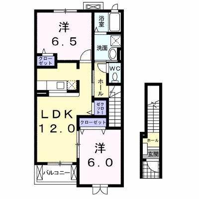 メゾン田園シャトーＢ館 203【管理NO：1-013218602-02030】 ★家具家電は申し込み後に搬入します★の物件画像